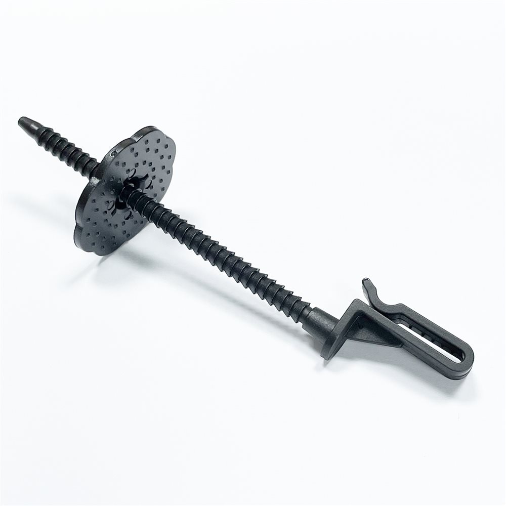 Solar Panel J-Hook Fastener Set with Mid Clamp Bracket