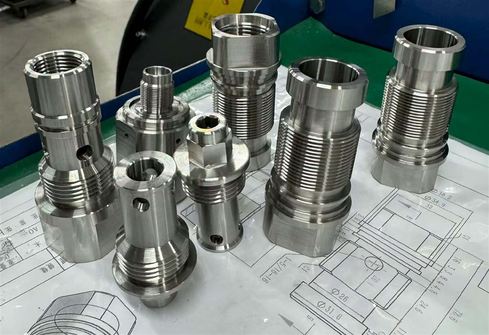 Custom CNC Machined Stainless Steel Shafts & Pins