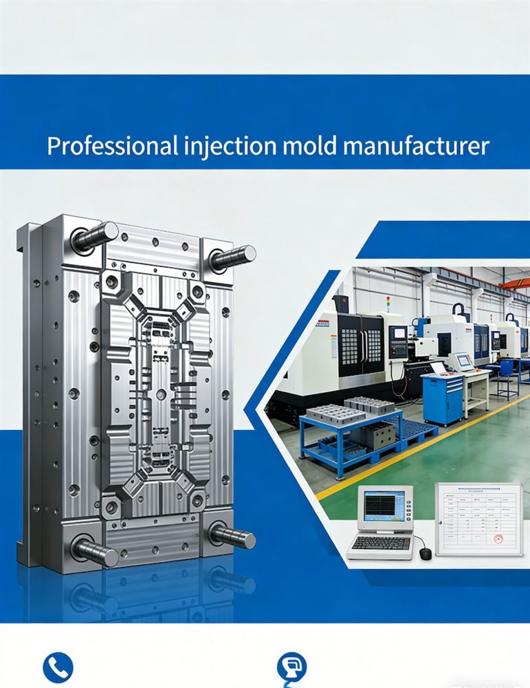 Custom S136 Steel Plastic Injection Molds