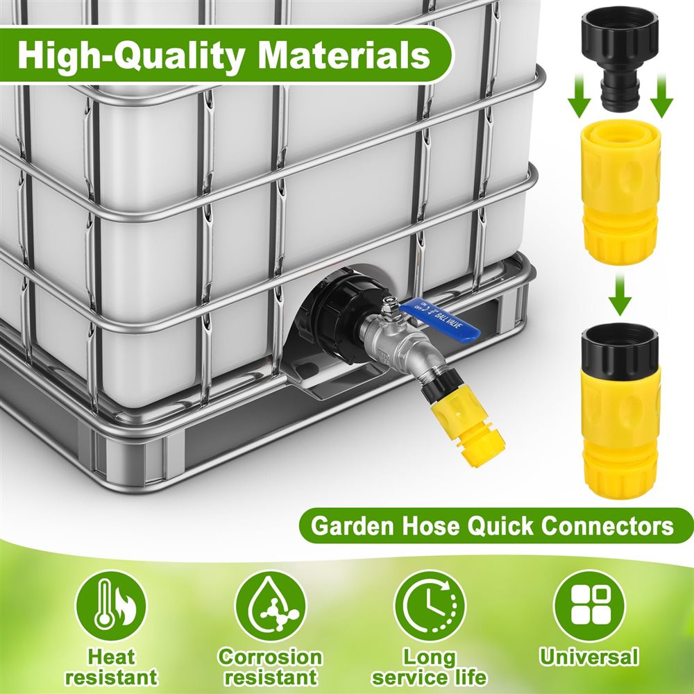 Custom IBC Tote Adapter for 275-330 Gallon Tanks