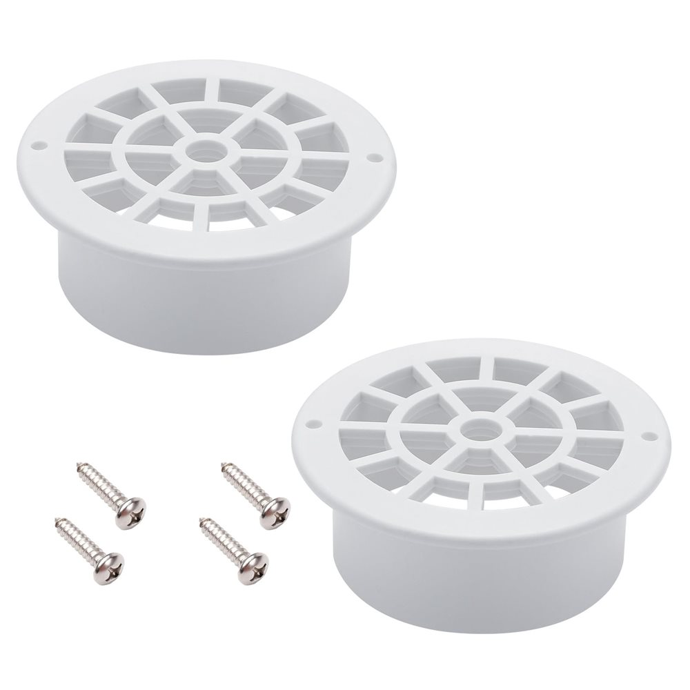 Round Gutter Downspout Drop Outlet with Filter (2-3/4
